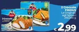 Ipercoop Radenza 2 Crocchette FINDUS Le Originali agli Spinaci offerta