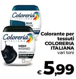 Ipercoop Radenza Colorante per tessuti Coloreria Italiana offerta