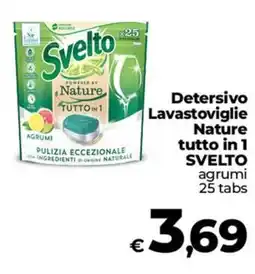 Ipercoop Radenza Detersivo Lavastoviglie Nature tutto in 1 Svelto agrumi offerta