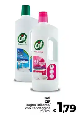Ipercoop Radenza Gel CIF Bagno Brillante/ con Candeggina offerta