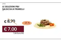 Prezzemolo e Vitale Salsiccia ai friarelli offerta