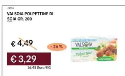 Prezzemolo e Vitale Valsòia polpette di soia offerta