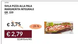 Prezzemolo e Vitale Svila pizza alla pala margherita integrale offerta