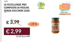 Prezzemolo e Vitale Le eccellenze P&V composta di pesche senza zuccheri offerta