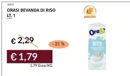 Prezzemolo e Vitale Orasi bevanda di riso offerta