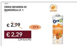 Prezzemolo e Vitale Orasi bevanda di mandorla offerta