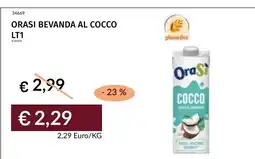 Prezzemolo e Vitale Orasi bevanda al cocco offerta