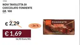 Prezzemolo e Vitale Novi cioccolato fondente offerta