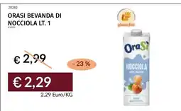 Prezzemolo e Vitale Orasi bevanda di nocciola offerta