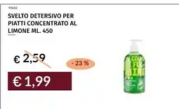 Prezzemolo e Vitale Svelto detersivo per piatti concentrato al limone offerta