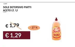 Prezzemolo e Vitale Sole detersivo piatti offerta