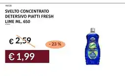 Prezzemolo e Vitale Svelto detersivo piatti fresh lime offerta