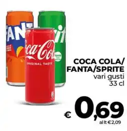Ipercoop Radenza Coca Cola/Fanta/Sprite offerta