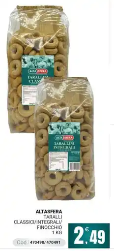 Centro Cash Alta Sfera Taralli Classici/Integrali/Finocchio offerta