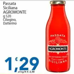 Sidis Passata Siciliana Agromonte offerta