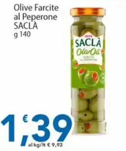 Sidis Olive Farcite al Peperone SACLÀ offerta