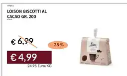 Prezzemolo e Vitale Loison biscotti al cacao offerta