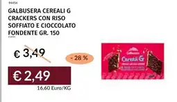 Prezzemolo e Vitale Galbusera cereali g crackers con riso soffiato e cioccolato fondente offerta