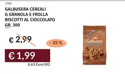 Prezzemolo e Vitale Galbusera biscotti al cioccolato offerta