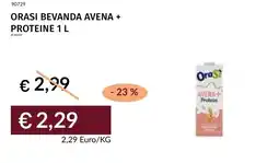 Prezzemolo e Vitale Orasi bevanda avena + proteine offerta