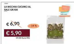 Prezzemolo e Vitale La nicchia cucunci al sale offerta