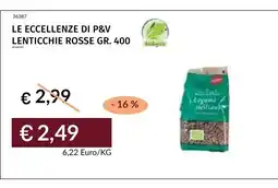 Prezzemolo e Vitale Lenticchie rosse Le Eccellenze di P&V offerta