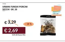 Prezzemolo e Vitale Urbanì funghi porcini secchi offerta