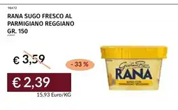 Prezzemolo e Vitale Rana sugo fresco al parmigiano reggiano offerta