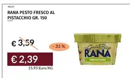 Prezzemolo e Vitale Rana pesto fresco al pistacchio offerta
