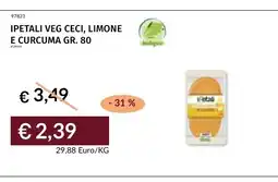 Prezzemolo e Vitale Ipetali veg ceci, limone e curcuma offerta