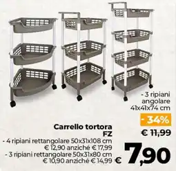 Ipercoop Radenza Carrello tortora FZ offerta