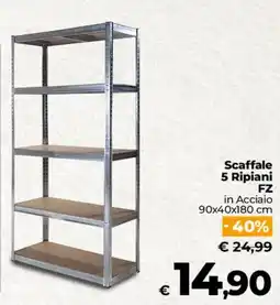 Ipercoop Radenza Scaffale 5 Ripiani FZ offerta