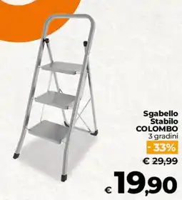 Ipercoop Radenza Sgabello Stabilo Colombo 3 gradini offerta
