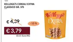 Prezzemolo e Vitale Kellogg's Cereali Extra Classico offerta
