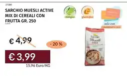 Prezzemolo e Vitale Sarchio Muesli Active offerta