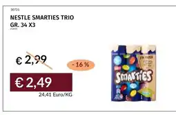 Prezzemolo e Vitale Nestlé Smarties Trio offerta