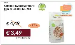 Prezzemolo e Vitale Sarchio farro soffiato con miele bio offerta
