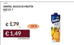Prezzemolo e Vitale Santal succo di frutta ACE offerta