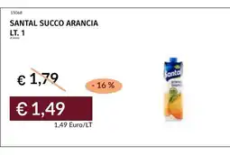 Prezzemolo e Vitale Santal succo arancia offerta