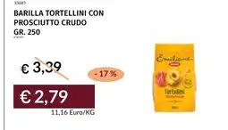 Prezzemolo e Vitale Barilla tortellini con prosciutto crudo offerta