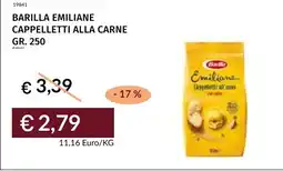 Prezzemolo e Vitale Barilla Emiliane Cappelletti alla carne offerta