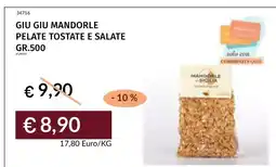 Prezzemolo e Vitale Giu Giu Mandorle Pelate Tostate e Salate offerta
