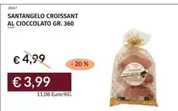 Prezzemolo e Vitale Santangelo croissant al cioccolato offerta