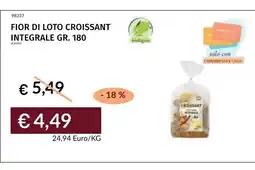 Prezzemolo e Vitale Fior di loto croissant integrale offerta
