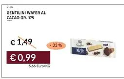 Prezzemolo e Vitale Gentilini wafer al cacao offerta