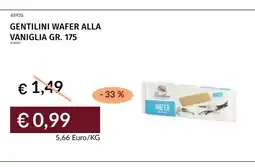 Prezzemolo e Vitale Gentilini wafer alla vaniglia offerta