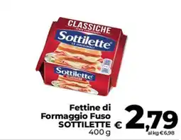 Ipercoop Radenza Fettine di Formaggio Fuso Sottilette offerta