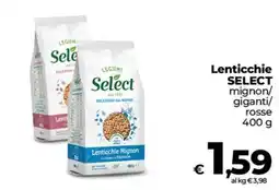 Ipercoop Radenza Lenticchie Select Mignon/Giganti/Rosse offerta