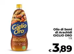 Ipercoop Radenza Olio di Semi di Arachidi Giglio Oro offerta