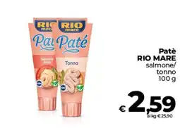 Ipercoop Radenza Paté RIO MARE offerta
